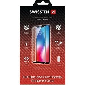 Swissten 3D Full Glue pre Huawei Y6p čierne