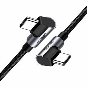 UGREEN Angled USB-C Cable Aluminum Case with Braided 1 m Black