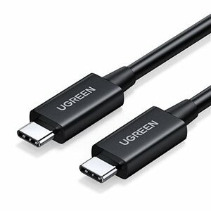 UGREEN USB4 Type C Male to Type C Male 5A Cable 0.8 m Black