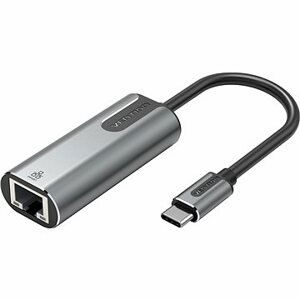 Vention Type-C (USB-C) to RJ-45 Gigabit Ethernet Adapter 0,15 m Gray Aluminum Alloy Type