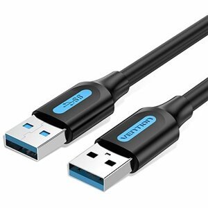 Vention USB 3.0 Male to USB Male Cable 1.5m Black PVC Type