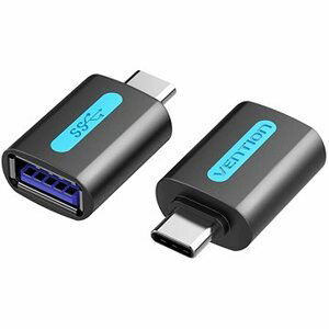 Vention USB-C to USB 3.0 Female OTG Adaptér Black PVC Type