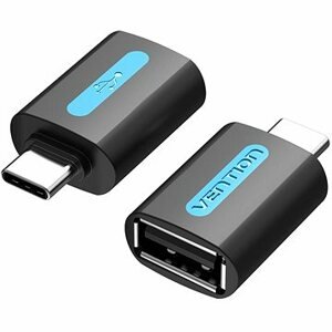 Vention USB-C to USB 2.0 Female OTG Adaptér Black PVC Type