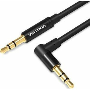 Vention 3.5mm to 3.5mm Jack 90° Aux Cable 1m Black Metal Type