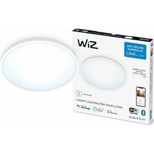 WiZ Tunable White SuperSlim stropné svietidlo 14 W biele