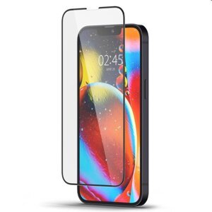 Tvrdené sklo Spigen tR Slim HD pre Apple iPhone 13 mini, čierne AGL03404