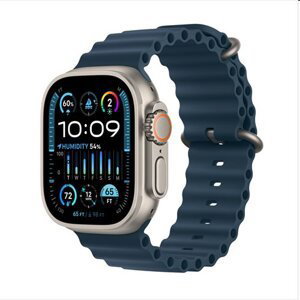 Apple Watch Ultra 2 GPS, 49mm , titánové puzdro s oceánskym remienkom modrá MREG3CSA