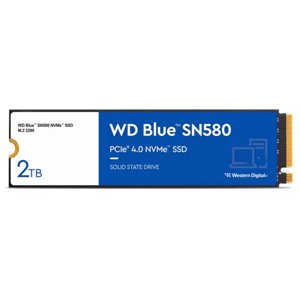 WD Blue SN580 SSD disk 2 TB M.2 NVMe Gen4 41504150 MBps WDS200T3B0E