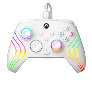 Káblový ovládač PDP pre Xbox Series, Afterglow WAVE white 049-024-WH