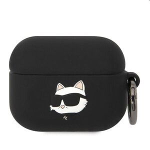 Karl Lagerfeld 3D Logo NFT Choupette Head silikónový obal pre Apple AirPods Pro, čierny 57983112334