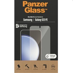 Ochranné sklo PanzerGlass UWF AB pre Samsung Galaxy S23 FE, čierne 7341
