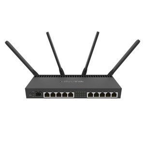 MIKROTIK RouterBOARD 4011iGS+5HacQ2HnD-IN + L5 (1,4GHz; 1GB RAM, 10xGLAN, 1xSFP+, LCD, desktop, power supply) RB4011iGS+5HacQ2HnD-IN