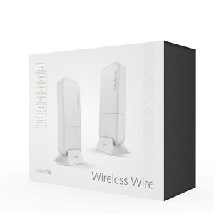 MIKROTIK RouterBOARD Wireless Wire 60GHz  + L3 (716MHz, 256MB RAM, 1xGLAN, 1x 60GHz) outdoor  kit RBwAPG-60adkit