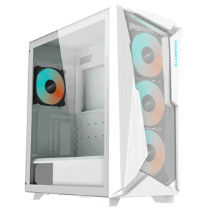 Gigabyte case C301 GLASS WHITE, ATX, Mid Tower, white GB-C301GW