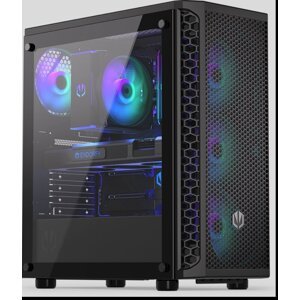 ENDORFY case Signum 300 aRGB  2xUSB 3.0  4x120mm fan aRGB PWM  mesh panel  tvrdené sklo  čierna EY2A006