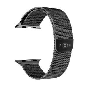 FIXED Mesh Strap for Apple Watch 424445 mm, black, vystavený, záruka 21 mesiacov FIXMEST-434-BK