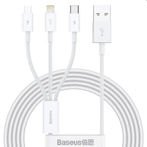 PremiumCord Kabel micro USB 2.0, A-B 5m, bílá ku2m5fw