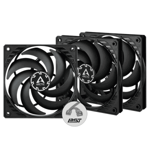 Arctic ventilátor P12 Slim PWM PST 3ks balenie ACFAN00275A