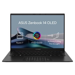 ASUS Zenbook 14AI7-35016GB1TB SSDAMD UMA14"WUXGA Win11HomeBlack UM3406KA-OLED027W