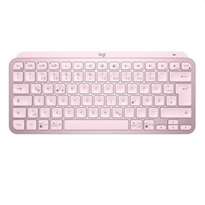 Logitech MX Keys Mini - bezdrôtová podsvietená klávesnica, US - ružová 920-010500