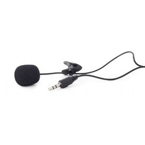 Mikrofon s klipsňou, GEMBIRD MIC-C-01, čierny MIC-C-01