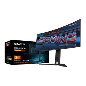 GIGABYTE LCD MO34WQC2 GAMING Monitor 34" WQHD 3440x1440, OLED 1800R, 240Hz, 2xHDMI, DP, USB-C PD, USB HUB, Speakers MO34WQC2