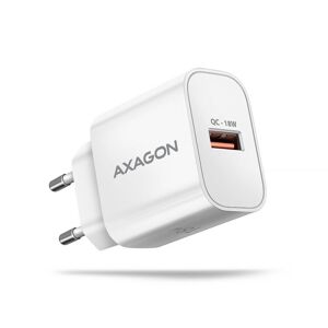 AXAGON ACU-QC18W, nabíjačka do siete 18W, 1x port USB-A, QC3.0AFCApple, biela ACU-QC18W