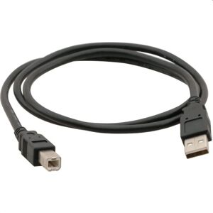Kábel C-TECH USB A-B 1,8m 2.0, čierny CB-USB2AB-18-B