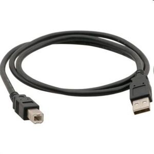 Kábel C-TECH USB A-B 3m 2.0, čierny CB-USB2AB-3-B