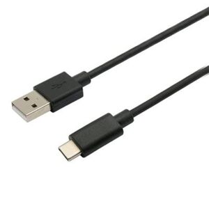 Kábel C-TECH USB 2.0 AM na Type-C kábel (AMCM), 2m, čierny CB-USB2C-20B