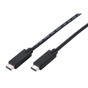 Kábel C-TECH USB 3.2, Type-C (CMCM), PD 100W, 20Gbps, 1m, čierny CB-USB32-10B