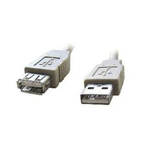Kábel CABLEXPERT USB A-A 1,8m 2.0 predlžovací HQ Black, pozlátené kontakty CCP-USB2-AMAF-6