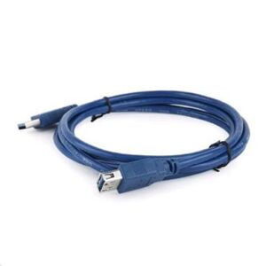 Kábel CABLEXPERT USB A-A 1,8m 3.0 predlžovací, modrý CCP-USB3-AMAF-6