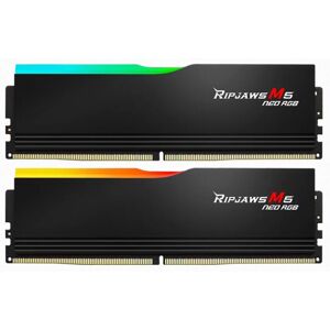 G.SKILL 32GB kit DDR5 6000 CL36 Ripjaws M5 Neo RGB AMD EXPO black F5-6000J3648D16GX2-RM5NRK