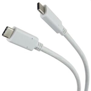 PremiumCord kábel USB 3.2 konektor Cmale - USB 3.2 Cmale, biely, 1m ku31cc1w