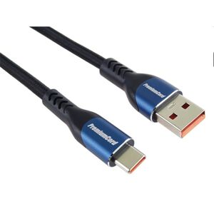 PremiumCord Kábel USB-CM - USB 2.0 AM, rýchle nabíjanie prúdom 5A, 2m ku31cy2