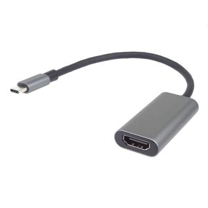 PremiumCord Převodník USB-C na HDMI, rozlíšenie 4K@60Hz a FULL HD 1080p, kovové puzdro ku31hdmi16