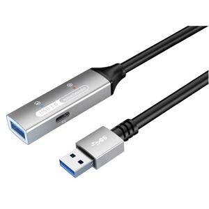 PremiumCord USB 3.2 repeater a predlžovací kábel Male-Female, 5Gbps Aluminium 20m ku3rep20al