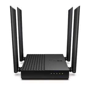 tp-link Archer C64, AC1200 Dual-Band Wi-Fi RouterSPEED: 400 Mbps at 2.4 GHz + 867 Mbps at 5 GHzSPEC: 4× Antennas, 1× Gigabit WAN Archer C64