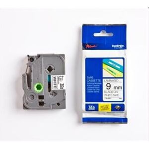 Brother - TZe-221, čierne písmo, biela páska Tape (9mm) TZE221