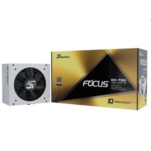Seasonic FOCUS GX White Edition GOLD 750W V4 ATX 3.1, PCIe 5.1, modular FOCUS-GX-750-V4-WHITE