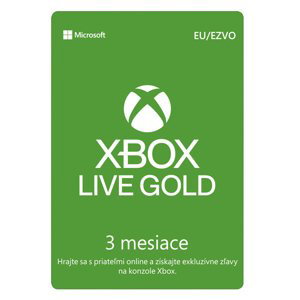 Xbox Live GOLD 3 mesačné predplatné CD-Key