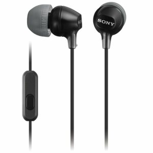 Sony MDR-EX15AP slúchadlá s handsfree, čierna MDREX15APB.CE7