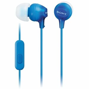 Sony MDR-EX15AP slúchadlá s handsfree, modrá MDREX15APLI.CE7