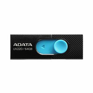 USB kľúč A-DATA UV220, 64GB, USB 2.0, Black (AUV220-64G-RBKBL) AUV220-64G-RBKBL