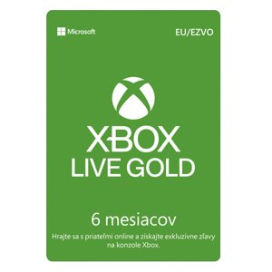 Xbox Live GOLD 6 mesačné predplatné CD-Key