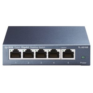 TP-Link TL-SG105 5x Gigabit Desktop Switch, steel grey TL-SG105