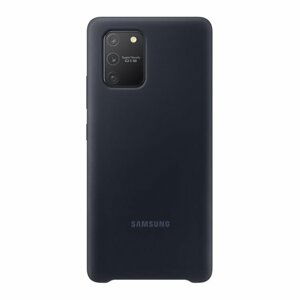 Puzdro Samsung Silicone Cover EF-PG770TBE pre Samsung Galaxy S10 Lite - G770F, Black EF-PG770TBEGEU