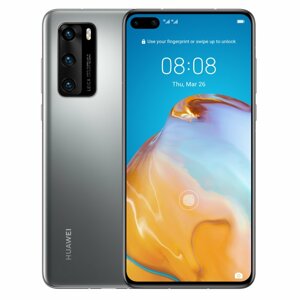 Huawei P40 5G, 8128GB, Dual SIM, Silver Frost - SK distribúcia 51095CAA