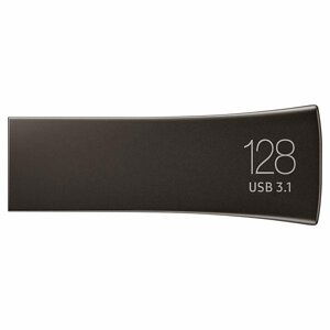 USB kľúč Samsung BAR Plus, 128GB, USB 3.1 (MUF-128BE4APC), Gray MUF-128BE4APC